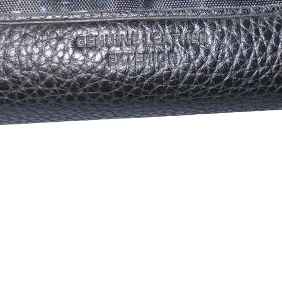 Buxton Genuine Pebbles Leather RFID Wizard Wallet 11 card slots - Black - Picture 8 of 9